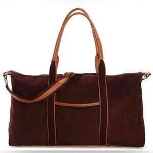 Like New! DSW Corduroy Weekender Bag